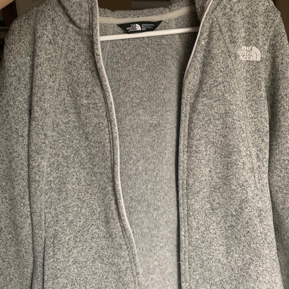Sherpa lined north face jacket